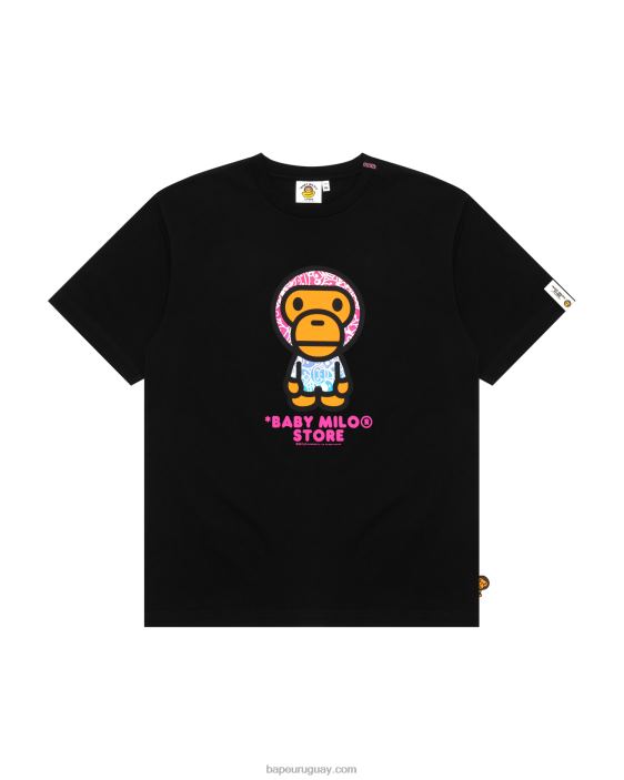 camiseta bebé milo mujer negro 26D80855 A Bathing Ape