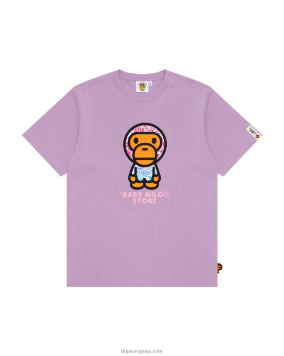camiseta bebé milo mujer púrpura 26D80856 A Bathing Ape
