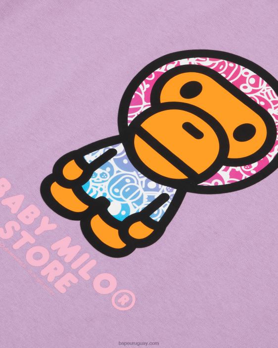 camiseta bebé milo mujer púrpura 26D80856 A Bathing Ape