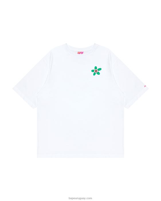 camiseta clásica mujer blanco blanqueado 26D80958 A Bathing Ape