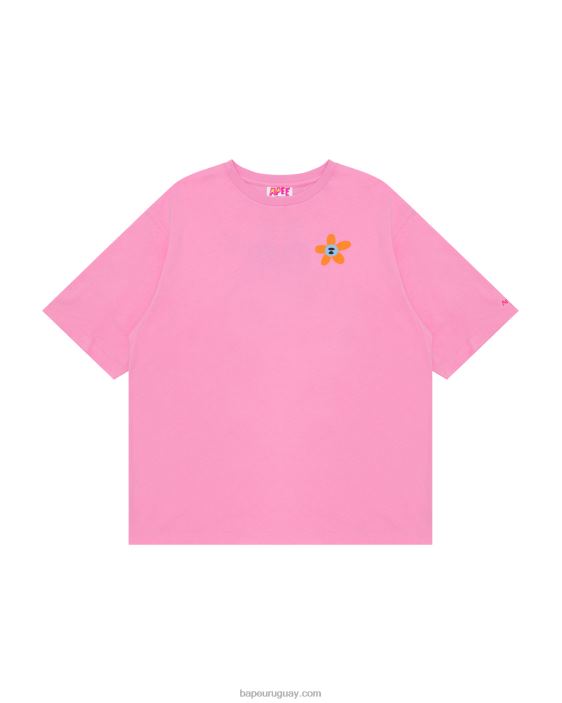 camiseta clásica mujer rosa 26D80957 A Bathing Ape