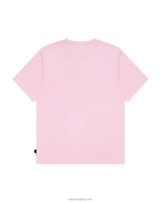 camiseta con estampado de bebé milo mujer rosa 26D80861 A Bathing Ape
