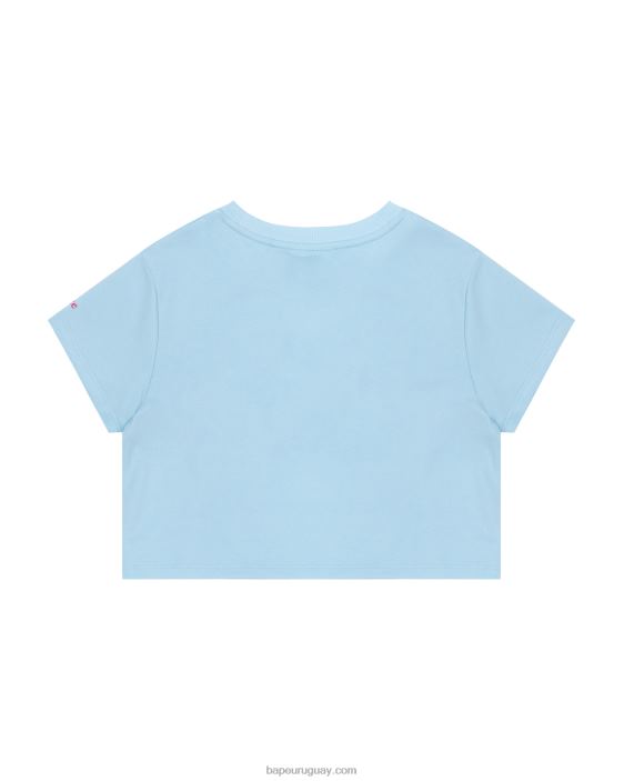 camiseta corta con flores mujer cielo azul 26D80965 A Bathing Ape