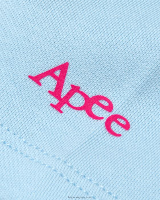 camiseta corta con flores mujer cielo azul 26D80965 A Bathing Ape