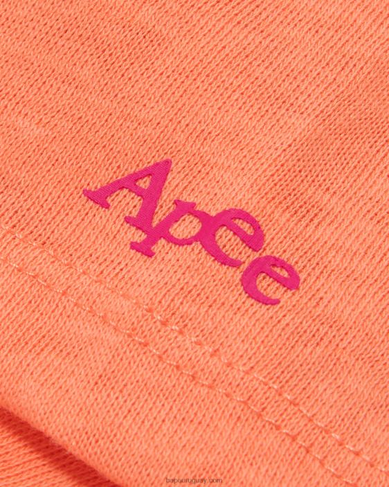 camiseta corta con gráfico mujer naranja 26D80953 A Bathing Ape