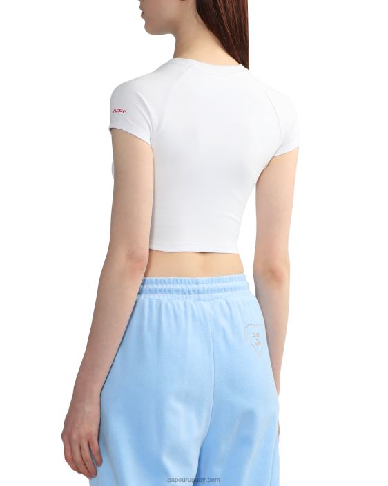 camiseta corta gráfica #2 mujer blanco 26D80814 A Bathing Ape