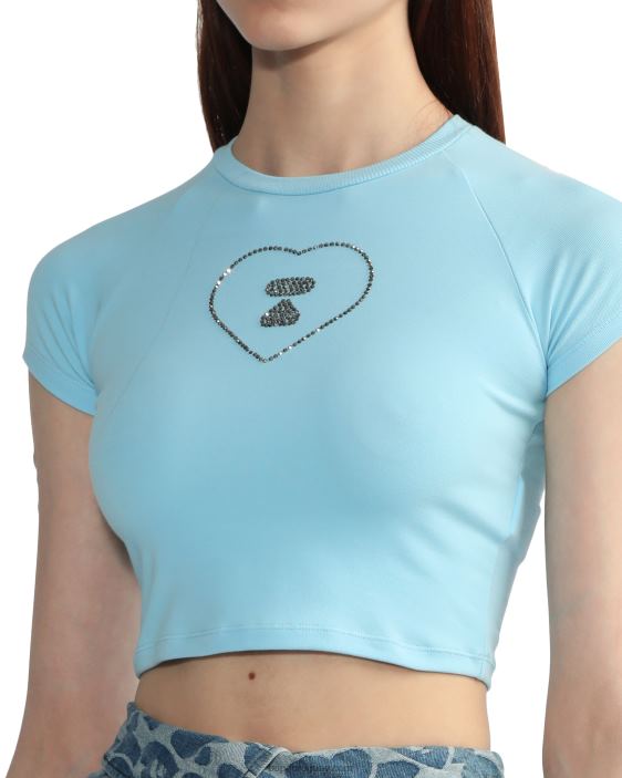 camiseta corta gráfica #2 mujer cielo azul 26D80813 A Bathing Ape