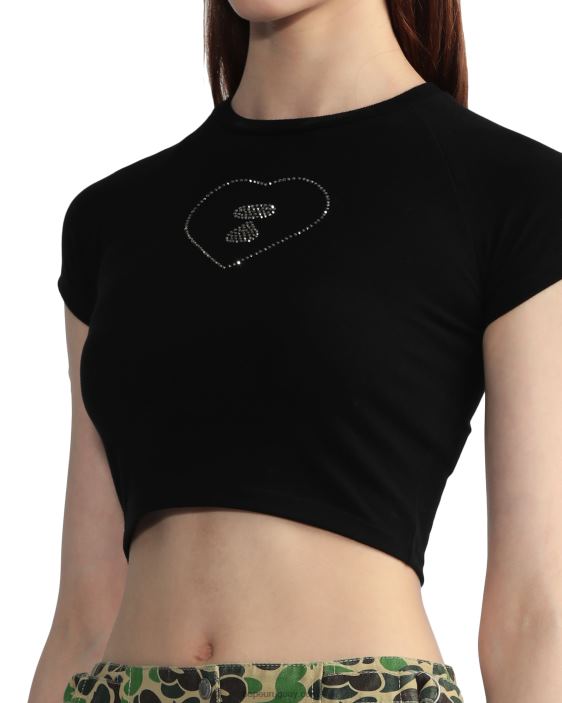 camiseta corta gráfica #2 mujer negro 26D80812 A Bathing Ape