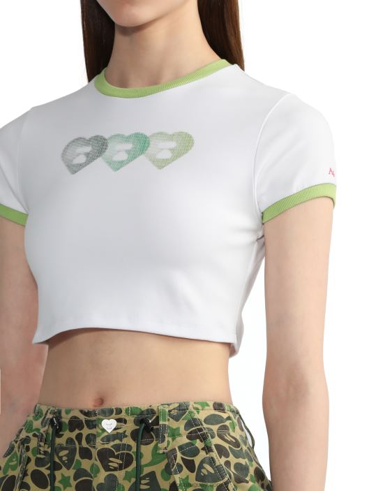 camiseta corta gráfica #3 mujer blanco 26D80846 A Bathing Ape