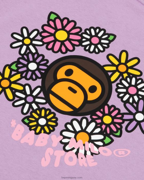 camiseta de manga corta bebé milo mujer púrpura 26D80859 A Bathing Ape