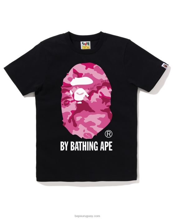 camuflaje de bosque por tee mujer negro 26D80784 A Bathing Ape