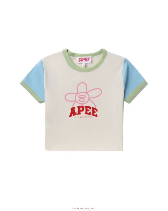 parte superior gráfica mujer blanco 26D80800 A Bathing Ape