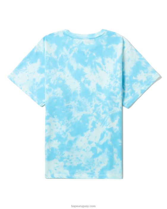 playera tie-dye con logo mujer azul 26D80791 A Bathing Ape