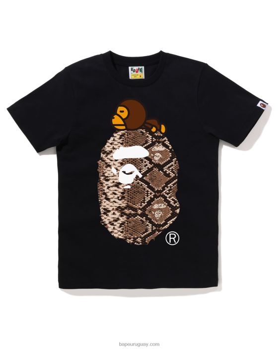 serpiente milo en camiseta grande mujer negro 26D80878 A Bathing Ape