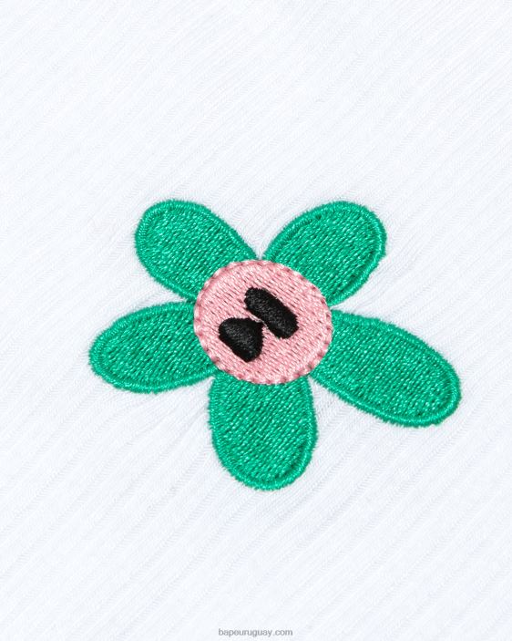 top corto con cordón y logo mujer blanco 26D80935 A Bathing Ape