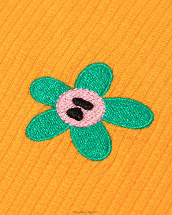 top corto con cordón y logo mujer naranja 26D80934 A Bathing Ape