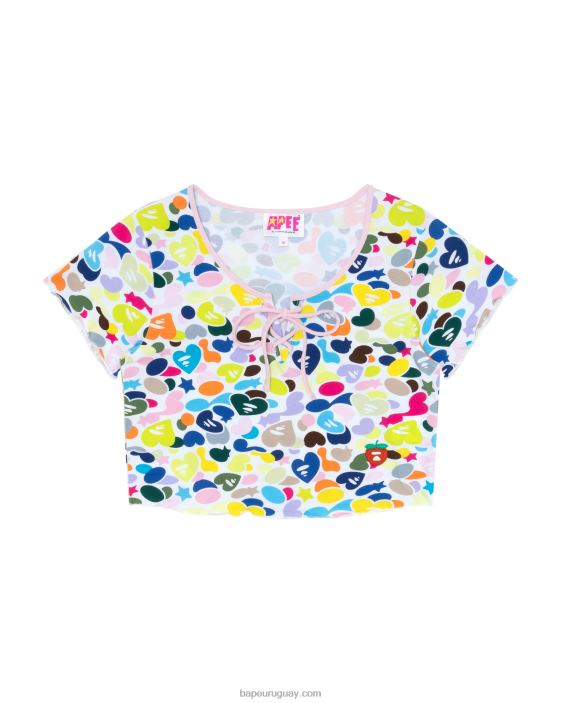 top corto con cordones mujer caso 26D80946 A Bathing Ape