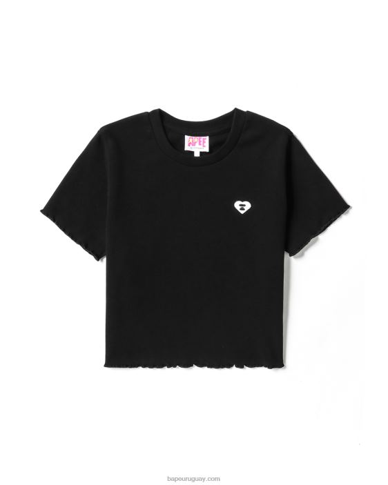 top corto con logo mujer negro 26D80822 A Bathing Ape