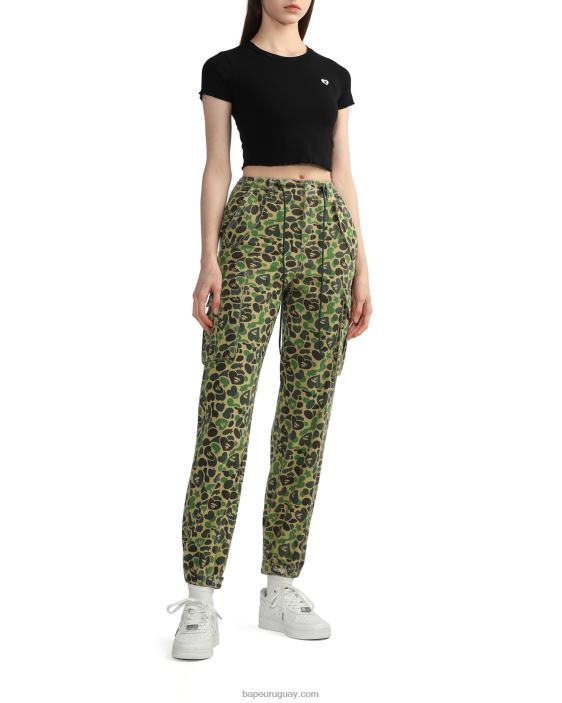 top corto con logo mujer negro 26D80822 A Bathing Ape