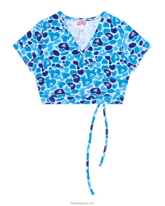 top estampado mujer azul 26D80936 A Bathing Ape