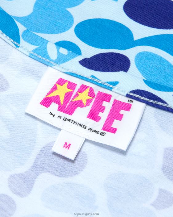 top estampado mujer azul 26D80936 A Bathing Ape