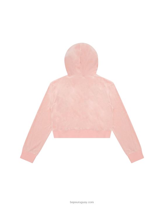 chaqueta de terciopelo mujer rosa 26D801051 A Bathing Ape