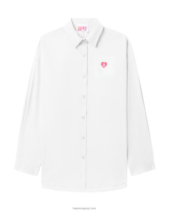 camisa de novio mujer blanco 26D80834 A Bathing Ape