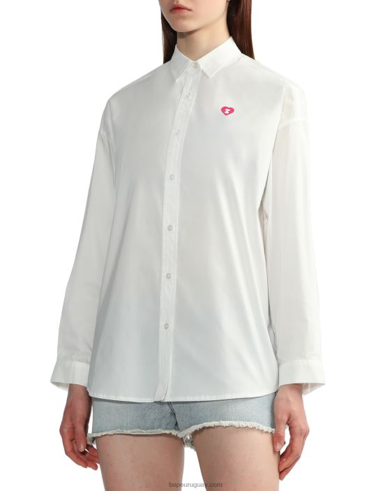 camisa de novio mujer blanco 26D80834 A Bathing Ape