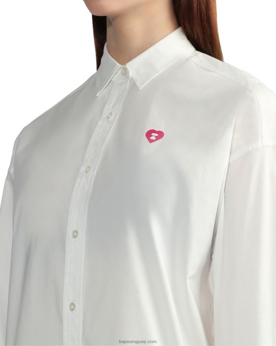 camisa de novio mujer blanco 26D80834 A Bathing Ape