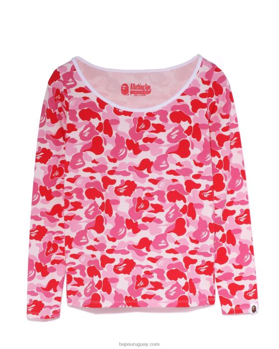 camiseta de camuflaje abc mujer rosa 26D80865 A Bathing Ape