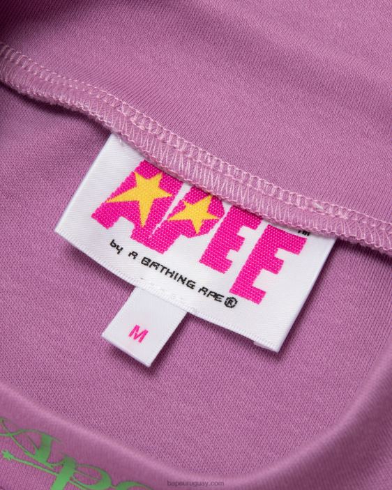 top corto con cuello alto mujer púrpura 26D801049 A Bathing Ape
