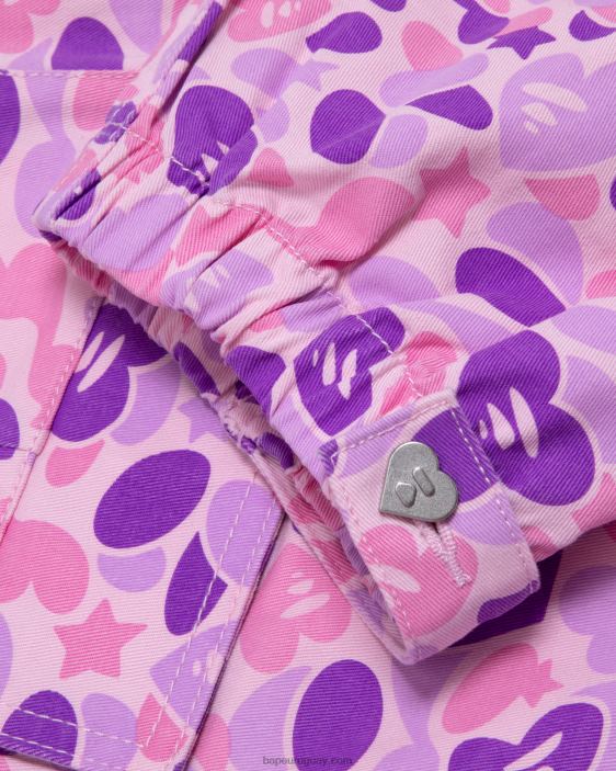 pantalones cargo estampados mujer Violeta 26D80950 A Bathing Ape