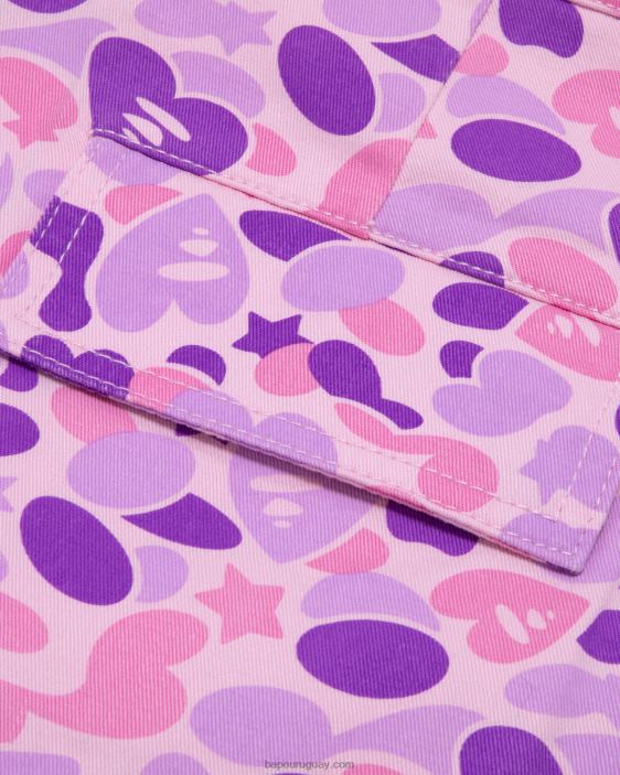 pantalones cargo estampados mujer Violeta 26D80950 A Bathing Ape