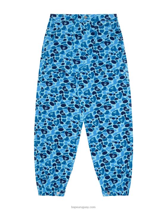 pantalones cargo estampados mujer azul claro 26D80949 A Bathing Ape