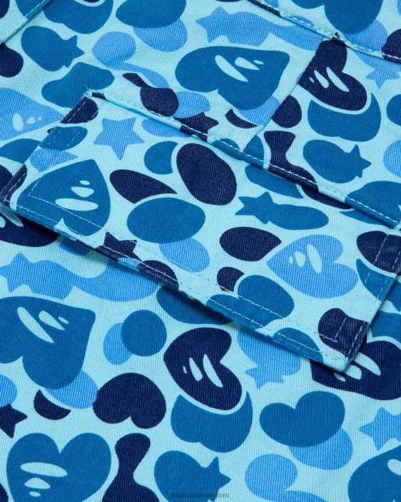 pantalones cargo estampados mujer azul claro 26D80949 A Bathing Ape
