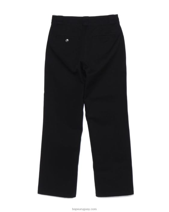 pantalones chinos de trabajo mujer negro 26D80884 A Bathing Ape