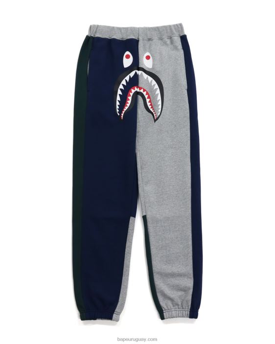 pantalones de chándal de tiburón loco mujer gris 26D801048 A Bathing Ape
