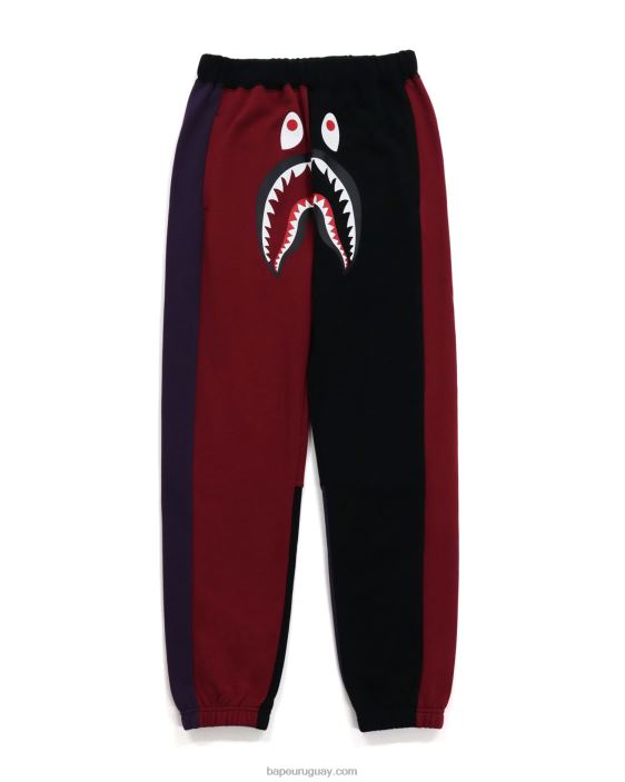 pantalones de chándal de tiburón loco mujer negro 26D801047 A Bathing Ape