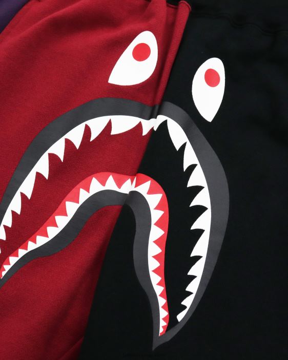 pantalones de chándal de tiburón loco mujer negro 26D801047 A Bathing Ape