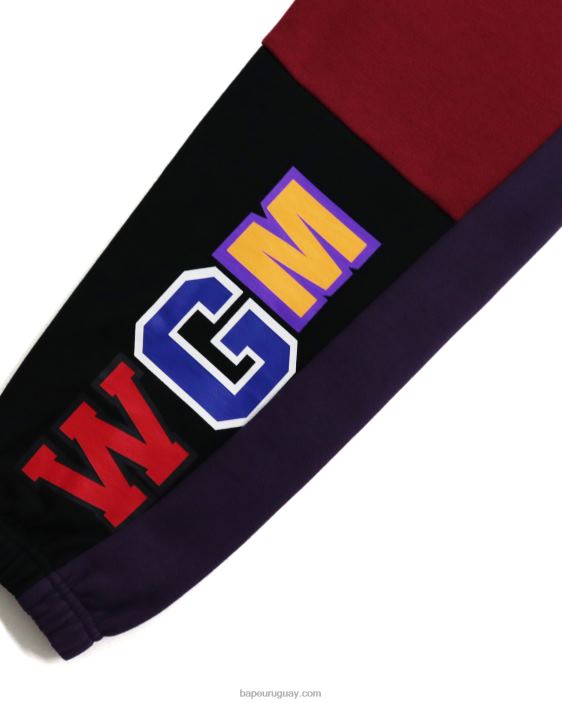 pantalones de chándal de tiburón loco mujer negro 26D801047 A Bathing Ape