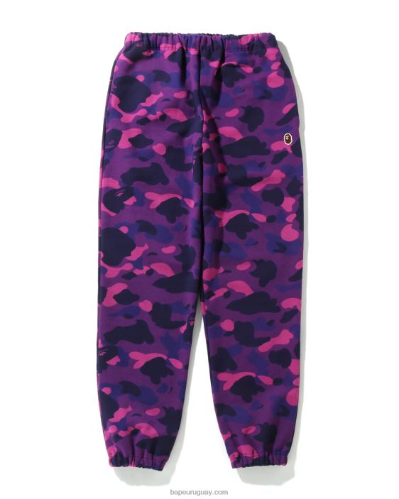 pantalones de chándal extragrandes de camuflaje de color mujer púrpura 26D80986 A Bathing Ape