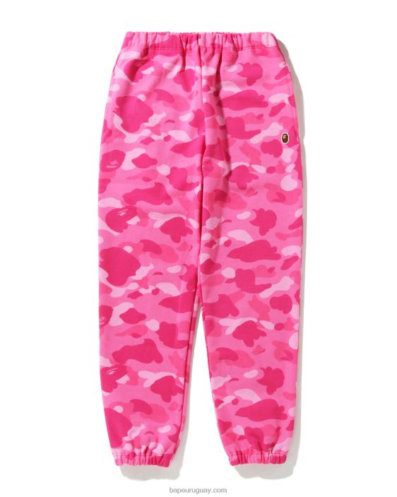 pantalones de chándal extragrandes de camuflaje de color mujer rosa 26D80985 A Bathing Ape