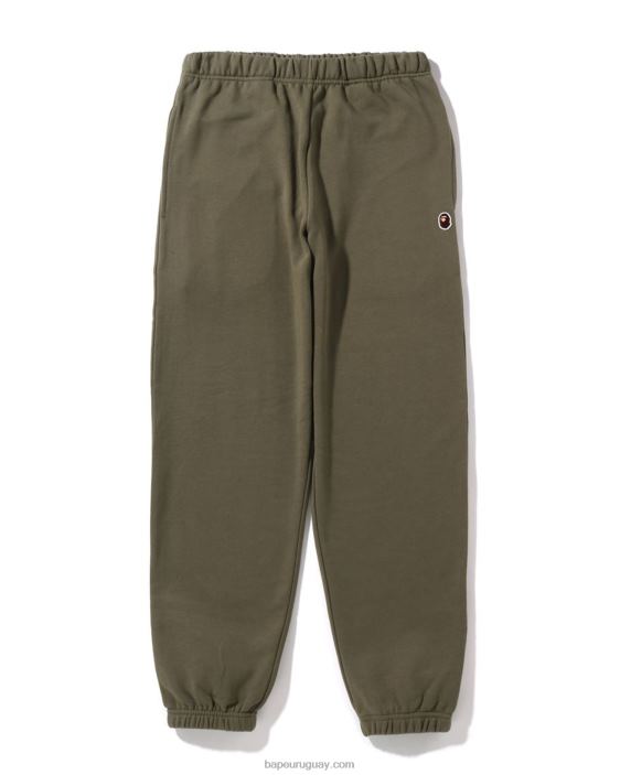 pantalones de chándal extragrandes de un punto mujer ejercito verde 26D80974 A Bathing Ape