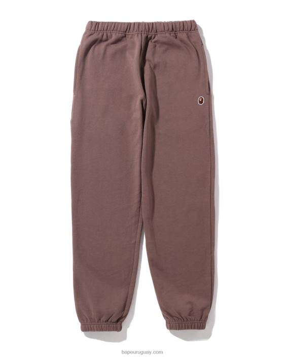 pantalones de chándal extragrandes de un punto mujer marrón 26D80972 A Bathing Ape