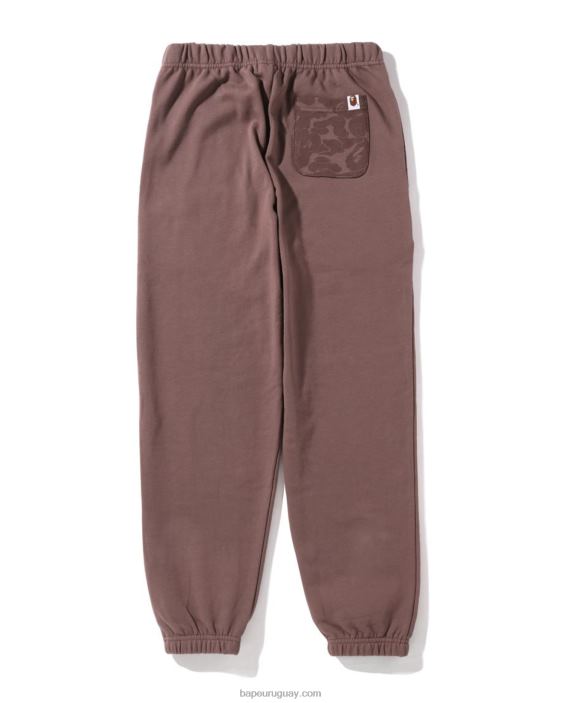 pantalones de chándal extragrandes de un punto mujer marrón 26D80972 A Bathing Ape