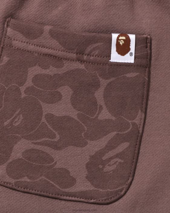 pantalones de chándal extragrandes de un punto mujer marrón 26D80972 A Bathing Ape