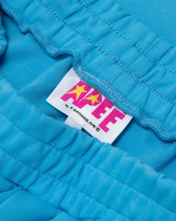 pantalones de la pista mujer azul 26D801059 A Bathing Ape