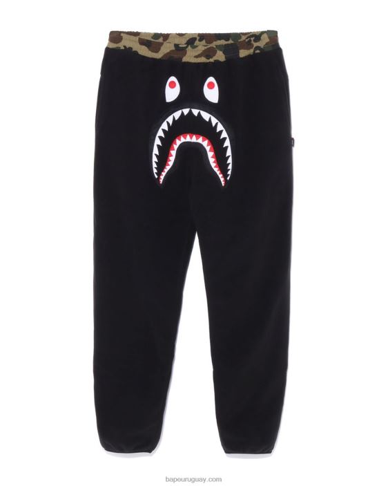 pantalones tiburon x polartec 1st camo mujer negro 26D80895 A Bathing Ape