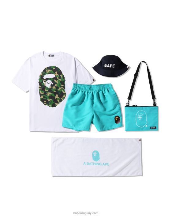 bolsa de verano vacaciones playa mujer azul 26D801144 A Bathing Ape