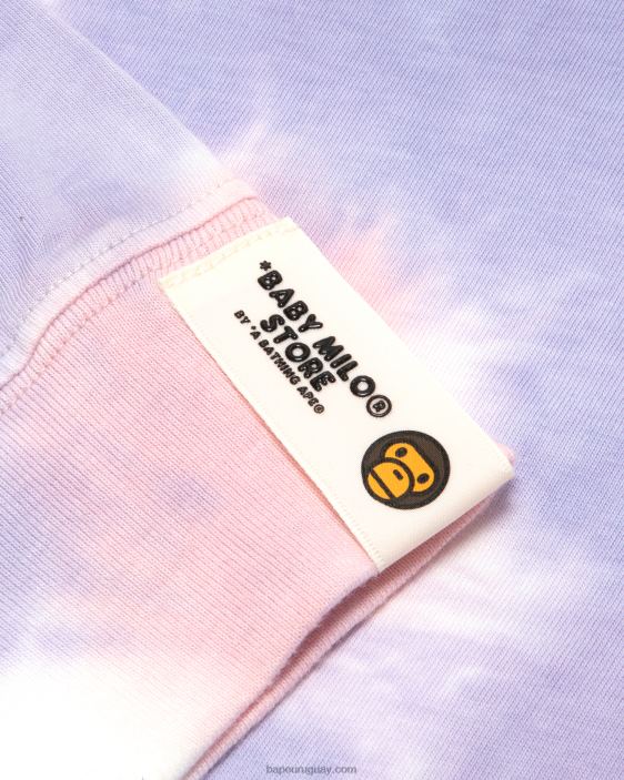 camiseta de manga larga bebé milo mujer púrpura 26D80915 A Bathing Ape